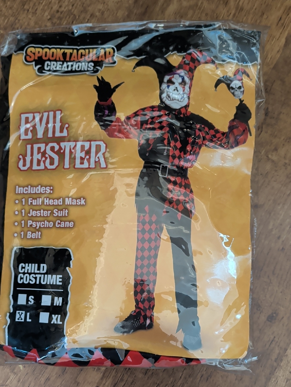 Childs Evil Jester Costume